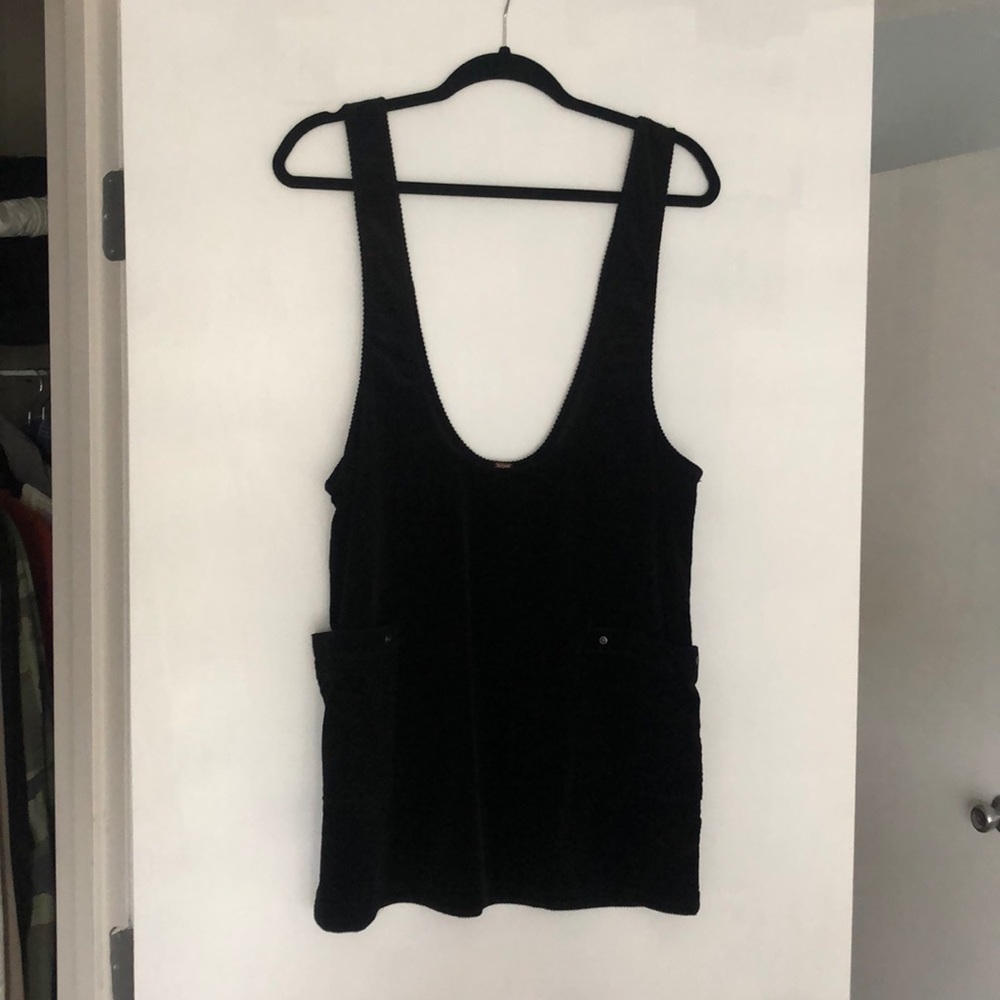 Free people overall-type mini dress